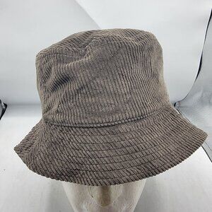 Madewell Gray Corduroy Bucket Hat Casual Fashion Outdoors Comfort Lightweight